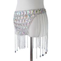 Kloware Bohoโซ่คริสตัลคล้องลำตัวเต้นรำกระโปรงPartyโซ่เอวSummer Beach Tassel Fringeสายรัดลำตัวเข็มขัดแฟชั่นผู้หญิงและสาว