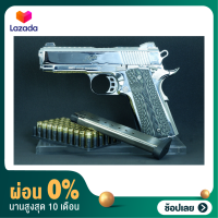 [ผ่อน 0%] แบลงค์กัน KUZEY 1911 9 mm. P.A.K. ใหม่ Kimber เงินเงา ด้ามG10  สำหรับถ่ายทำภาพยนตร์