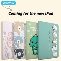 《Voice of The Times》 ZOYU สำหรับ iPad Air 45th 10.5 10.2 7/8/9th Generation Case Anti-Drop Soft Shell TPU Auto Wake UpFor Mini2456 11 2020 2021ฝาครอบ