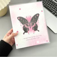 A5 Butterfly Photo Album Ins Kawaii Photo Collection Photocard Holder Book Binder Scrapbook Four Grid Six Holes Photo Album  Photo Albums