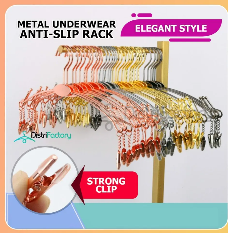 Rose Gold Lingerie Hangers 10 Pack – Armoire D'or