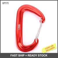 IPTY ปีน carabiner ปีนเขา BUCKLE Hook 12KN SAFETY LOCK ปีนเขากลางแจ้ง