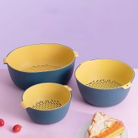 【CC】 Silicone Drain Basket Bowl Washing Storage Strainers Bowls Drainer Vegetable Cleaning Colander