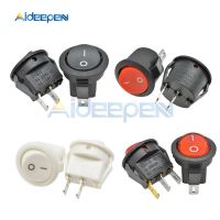 5PCS KCD1 Small Round Rocker Switch Diameter 15MM Seesaw Power Boat Switch ON-OFF 2 Pin 3 Pin 3A/250V 6A/125V AC