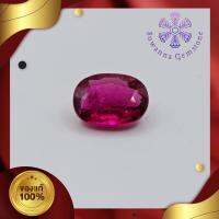 พลอย รูเบลไลท์ (Natural Rubellite) 5.12 กะรัต สีชมพูอมม่วง คล้ายกับดอกกุหลาบ สีที่มีเสน่ห์ และเป็นพลอยดิบ ธรรมชาติ ไม่มีการเผาและทำสีเพิ่มเติม