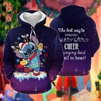 2023 NewCLOOCL Christmas Stitch Hooded Sweatshirt 3D แฟชั่น Casual เสื้อผ้า Tops Coat