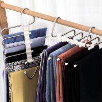 [ Household Hangers Storage Rack ][ folding multifunctional multi-layer hanger ][ household storage hanging stainless steel clip ] 5211028﹉▤◆