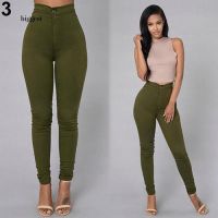 ☆BIG☆Women Pencil Stretch Casual Denim Skinny Jeans Pants High Waist Trousers