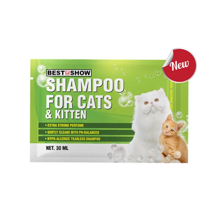 Best In Show Cat & Kitten Shampoo 30ml Lazada Indonesia