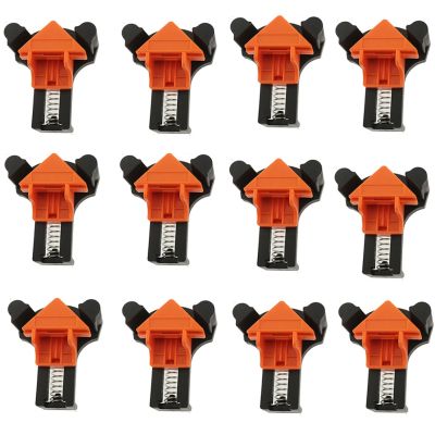 1-12pcs Wood Angle Clamps 60/90/120 Degrees Woodworking Corner ClampRight Clips DIY Fixture Hand Tool Set for Taper T Joints Pla