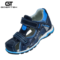 GT GOERTEK Boys Genuine Leather Sandals Kid Summer Beach Shoes Childrens Closed Toe Orthopedic Sandals сандали детские