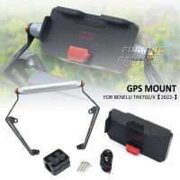 ใหม่รถจักรยานยนต์ GPS ผู้ถือศัพท์ USB &amp; Wireless Charger นำทาง cket Mount Stand สำหรับ Benelli TRK702 TRK 702 X TRK702X 2022-