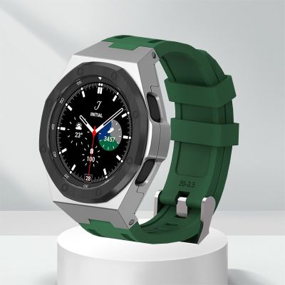 เคสสำหรับ Samsung Watch 4 Classic 46สเตนเลสสตีล,เคสดัดแปลงนาฬิกา40Mm สำหรับ44Mm 5pro 45Mm Watch4/5