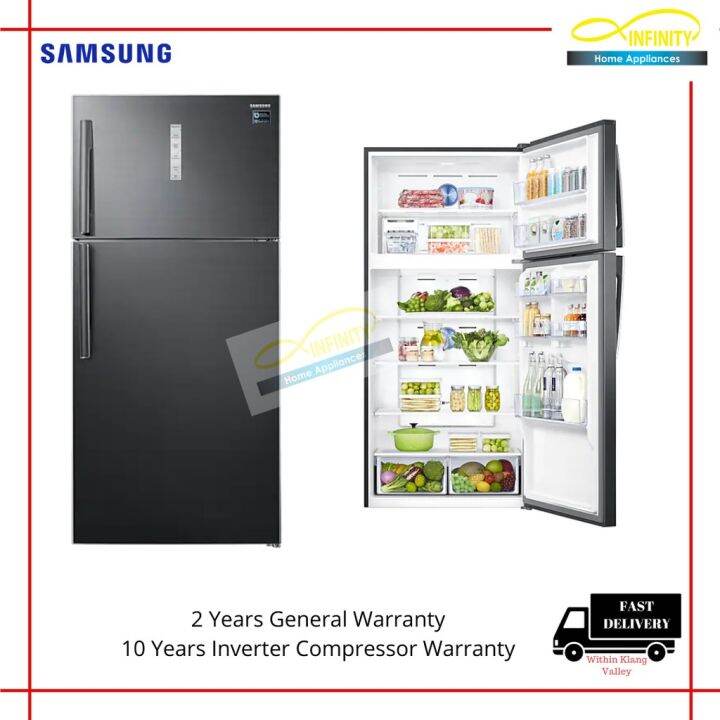 Samsung 620L RT62K7005BS/ME Refrigerator Twin Cooling Plus™ Digital