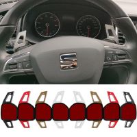 Car Steering Wheel DSG Shift Paddle Extension Stickers For Seat Alhambra Ateca Leon 5F FR Tarraco Ibiza 6P Cupra ST Accessories