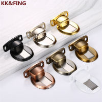 KK &amp; FING สแตนเลสสตีลที่มองไม่เห็นดูด Anti-Collision ประตูหยุด Strong Magnetic ประตูดูด Touch Buckle