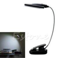 หลอดไฟ LED 28ดวงสำหรับ USB ที่ยืดหยุ่นที่หนีบน้ำหนักเบาบนเตียงจากโคมไฟตั้งโต๊ะ