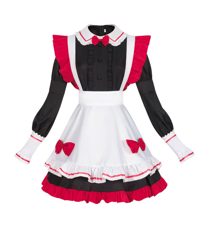 anime-oshi-no-ko-aquamarine-ruby-hoshino-cosplay-maid-dress-apron-outfit-costume-women-men-suit-uniform-halloween-party