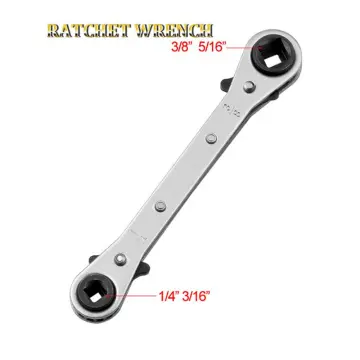  Hvac Service Wrench Tools, 3/16 To 3/8 5/16 X 1/4 Air  Conditioner Valve Ratchet Wrench Set For Air Refrigeration Tools And  Equipment Repair Tools Clearance