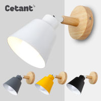 CETANT Wooden LED wall lamp Bedside wall lamp Bathroom wall lamp Nordic wall lamp Living room wall lamp Indoor wall lamp 4-color