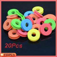 FZIPUA 20Pcs Protable ผู้นำหมุน ลวดติดตาม โฟม EVA กระดานคดเคี้ยว ล่อปลาคาร์พ จานสายเบ็ด