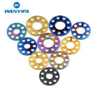 Wanyifa Titanium Washers M6 /M8 /M10เก้าหลุม Spacer ปะเก็นตกแต่งสำหรับรถจักรยานยนต์รถ4ชิ้น/แพ็คเกจ