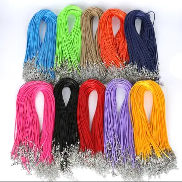 60 Meters 1.0mm Cotton Waxed Cord Colorful Beading Thread String Strap  Necklace Rope For Jewelry Making DIY Fashion Bracelet Findings