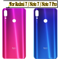 เคสฝาหลังสำหรับ Xiaomi Redmi Note 7 Pro,เคสฝาหลังกระจกประตูสำหรับ Redmi Note 7