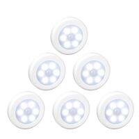 ♛❆ WRalwaysLX Wireless Motion Sensor LED Cabinet Light Stick-Anywhere Nightlight for Stairs HallwayClosetKitchen Bedroom 6 Pack