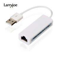 【In-demand】 PlenoryShop Larryjoe USB 2.0เป็นอีเธอร์เน็ตที่รวดเร็ว10/100 RJ45 LAN ดองเกิ้ลอะแดปเตอร์100Mb