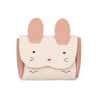 Cute Children 39;s Coin Purse Embroidered Lovely Bunny Mini Cover Messenger Bag Cartoon Girls PU Leather Rabbit Kids Wallet Gifts
