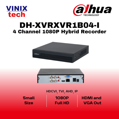 Dahua DHXVR1B04I 4 Channer Hybrid Copper Recorder with HDMI and VGA