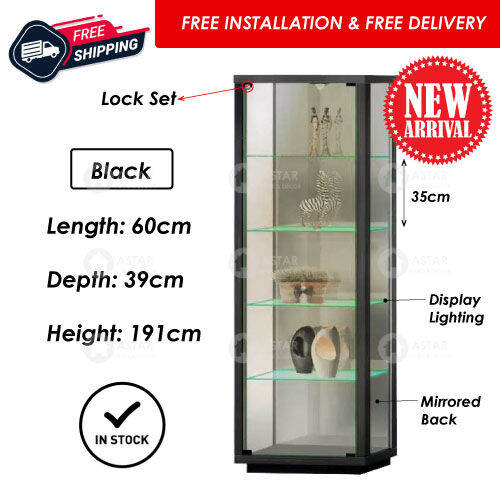 ASTAR Display Shelve Glass Door LED lighting Unit in