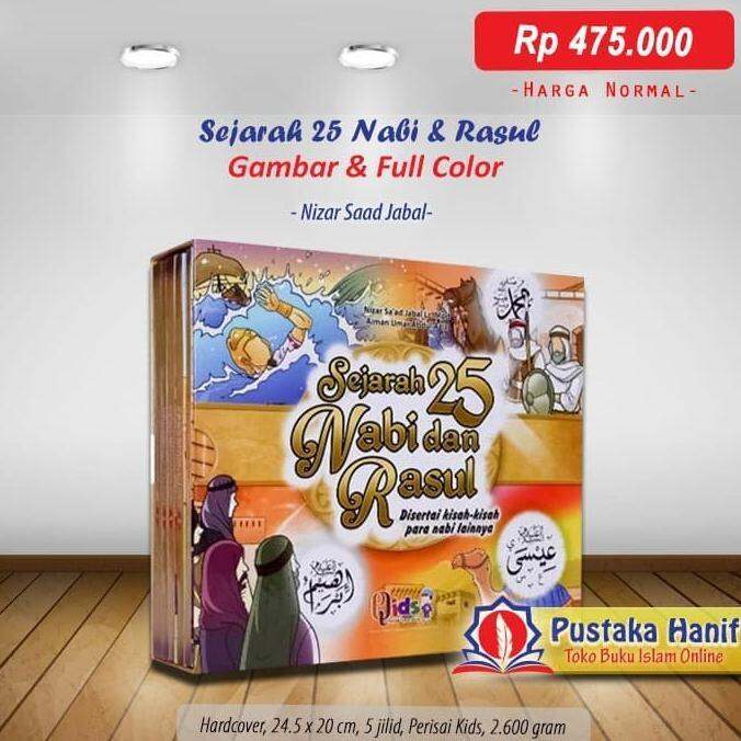 BUKU KISAH SEJARAH 25 NABI DAN RASUL - CERITA ANAK ISLAMI | Lazada ...