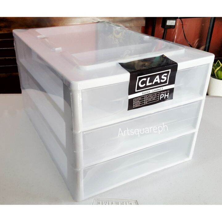 P stand Clas Stackie Loaded 3 Layer Drawer Storage Organizer Fit up to