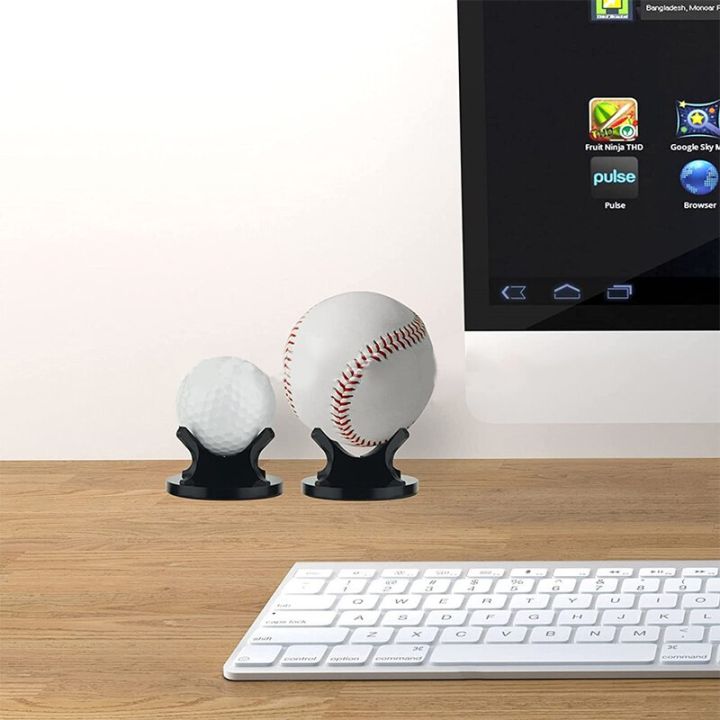 2-pcs-clear-sports-ball-holder-acrylic-baseball-display-racks-tennis-softball-ball-stand