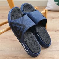 2023 Tide outdoor summer slippers men outside a man wear trample shit feeling anti-skid bathroom boy beach outdoor household cool slippers