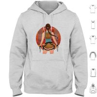 The Tomb Of Qualopec Hoodies Long Sleeve Lara Croft Tomb Raider Tomb Raider 2 Tomb Raider 3 Classic Tomb Raider