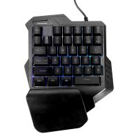 Yougui USB One-Handed Gaming Keyboard-G92 Wired Gaming Keyboard with RGB Backlight 35 Keys