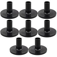 8Pcs Cymbal Sleeves 8PCS 38x26mm Black Drum Cymbal Sleeves Replacement for Shelf Drum Kit