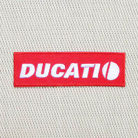 ตัวรีด ติดเสื้อ อาร์มติดเสื้อ โลโก้ ตรา ยี่ห้อ มอเตอร์ไซค์ Motorbike Ducati Patch ดูคาติ ดูคาตี้  สำหรับตกแต่งเสื้อผ้า big bike