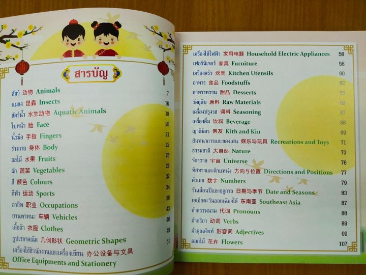 หนังสือเด็ก-สมุดภาพสำหรับหัดอ่าน-ศัพท์จีนกลางพื้นฐาน-3-ภาษา-ไทย-จีน-อังกฤษ