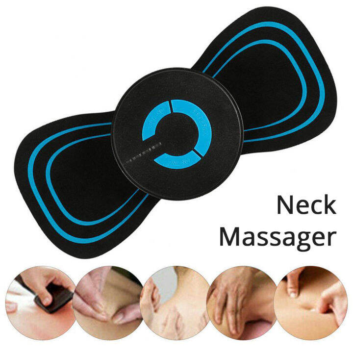 Mini Electric Neck Massager EMS Cervical Vertebra Massage Patch For ...