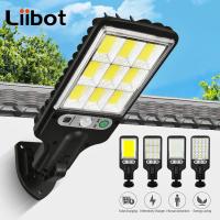 Solar Street Lights Outdoor Solar Lamp 3 Light Mode Waterproof Motion Sensor Home Security LED Solar Light Outdoor