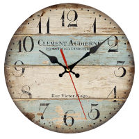 30cm12" Silent Non-ticking Wooden Wall Clock Battery Powered Decorative Quartz Clock for Living Room Bedroom Home Rustic Decor