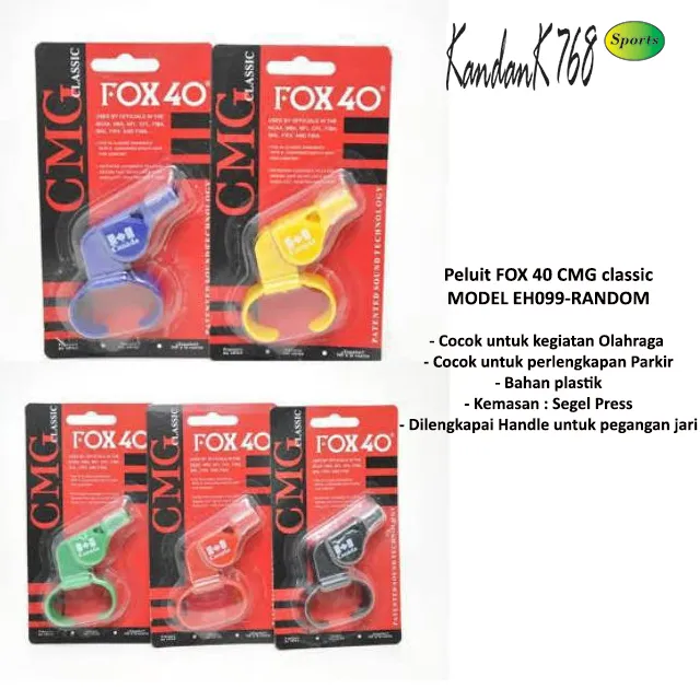 Periwit FOX 40 Dengan Grip | Peluit FOX 40 CMG Classic Peluit Wasit ...