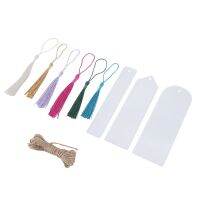 30Pcs DIY Acrylic Bookmark Blank Transparent Bookmark Bookmark Set for Notebook, Party Decors