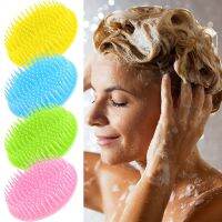 Silicone Shampoo Brush Hair Care Scalp Massage Comb For Salon Home Use Shower Bath Hair Washing Head Cleaning Brush Styling Tool