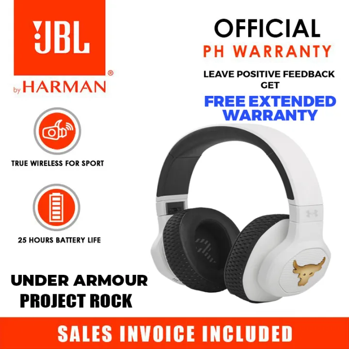 JBL UA Project ROCK Headphones หูฟังไร้สายบลูทูธกีฬาวิ่งฟิตเนสเพลงหูฟัง ...