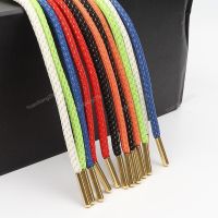 New Round Shoelaces Sneakers Shoelace Quality Metal Head Laces for Shoes Diameter 0.45cm 100/120/140/160cm 1Pair Shoestrings